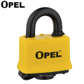 Safety High Security Long Shackle Pvc Plastic Coated Themoplastic Weather Resistant Padlock